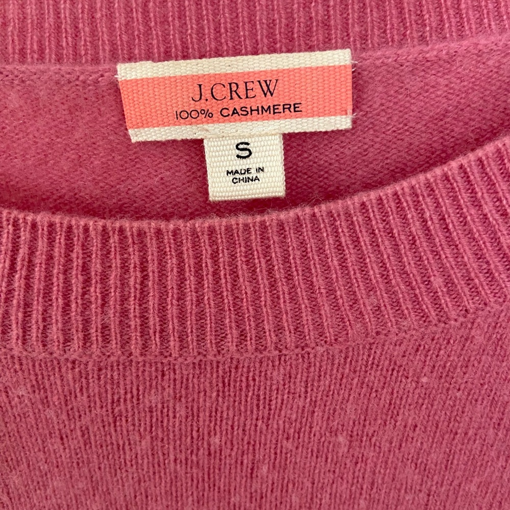 J Crew Cashmere relaxed crewneck sweater